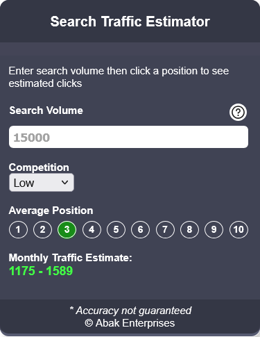 traffic tool